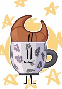 Create meme: Cup, mug, cute drawings