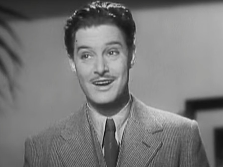 Create meme: Robert Donat, a frame from the movie, robert donat