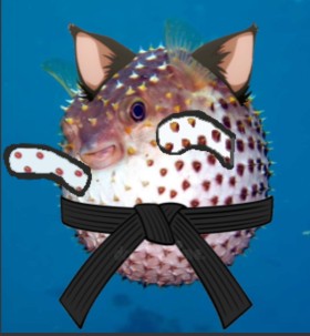 Create meme: puffer fish hedgehog, puffer fish , fish hedgehog 