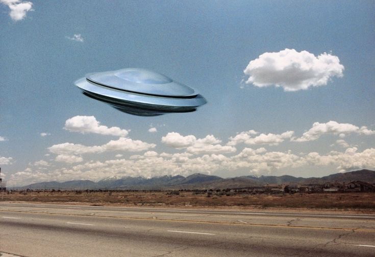 Create meme: a real flying saucer, flying saucer with aliens, a large flying saucer