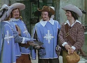 Create meme: d'artagnan and the three Musketeers movie images, The three Musketeers, d'artagnan and three Musketeers 1979
