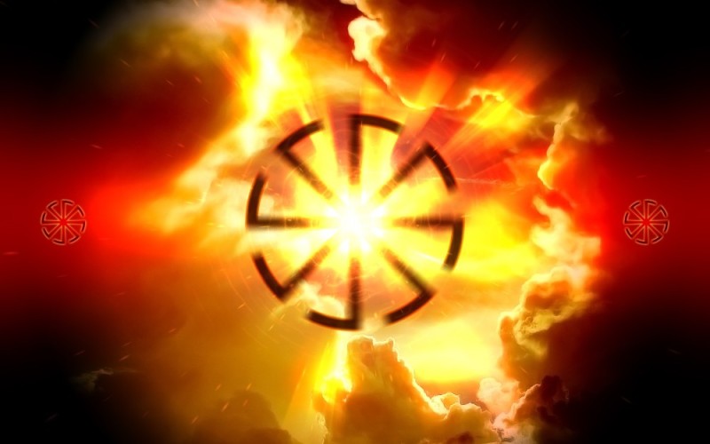 Create meme: Slavic symbol kolovrat, kolovrat solstice, kolovrat symbol