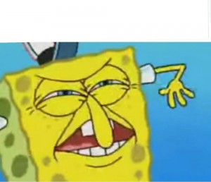 Создать мем: губка боб второе лицо сквидварда, spongebob scream meme, спанч боб dancin meme