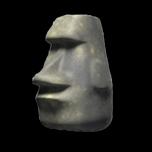 Create meme: figure, moai stone Emoji