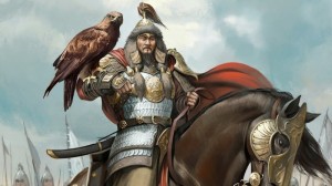 Create meme: armor fantasy, Genghis Khan