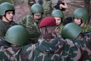 Create meme: cadets green beret, Maroon beret, internal troops of Belarus
