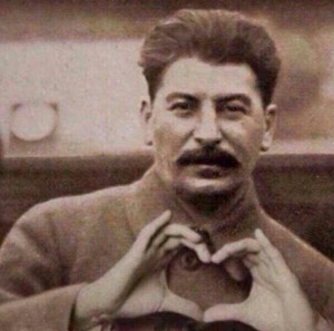 Создать мем: мем сталин, иосиф виссарионович сталин, сталин с сердечком