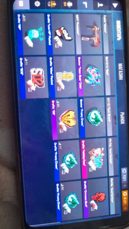 Create meme: battle pass standoff 2, account standoff, the phone screen