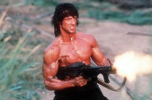 Create meme: Sylvester Stallone Rambo