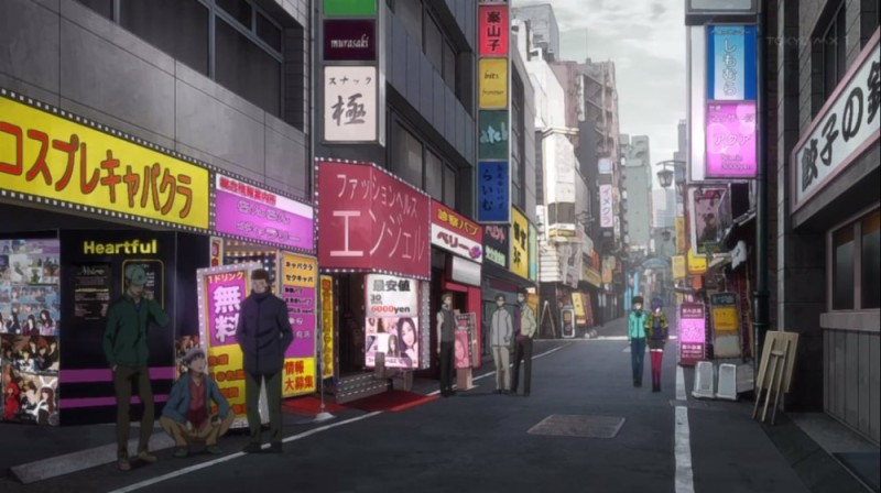 Создать мем: улицы японии, токио улицы, аниме