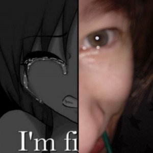Create meme: anime, anime girl crying, anime
