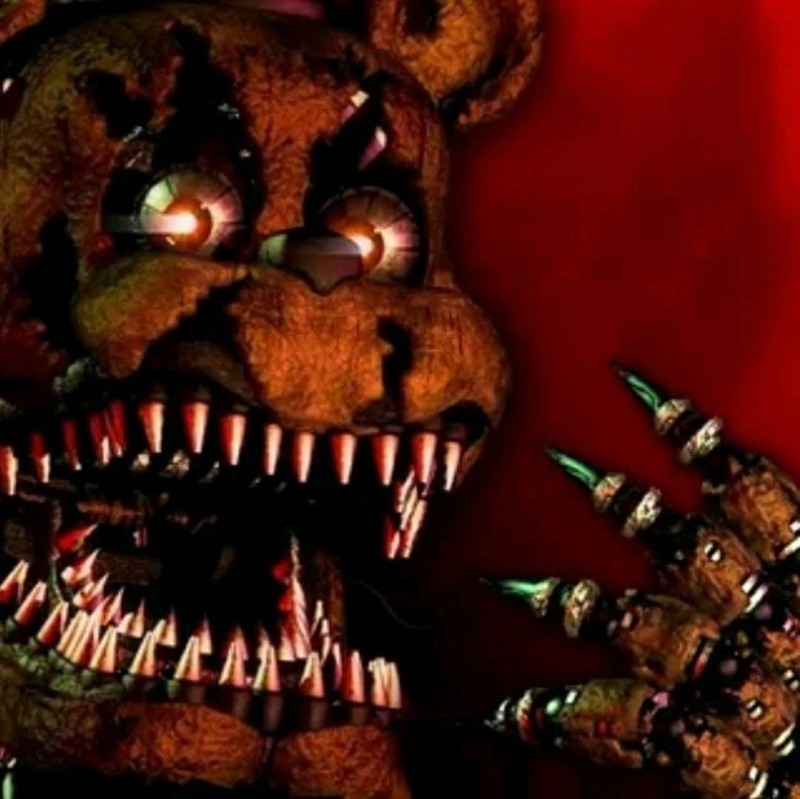 Создать мем: пять ночей с фредди 4, five nights at freddy's 4, аниматроники фнаф 4