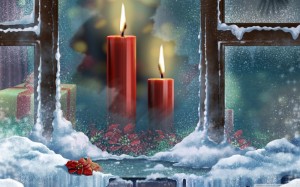 Создать мем: красивые новогодние свечи, новогодняя свеча, рождество христово