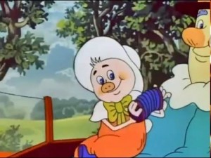 Create meme: The adventures of pig Funtik, Winnie the Pooh cartoon, adventures of Piglet funtik the 1986 cartoon series