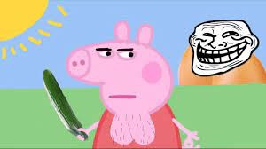 Создать мем: мультик свинка пеппа, злая свинка пеппа, свинка пеппа очень