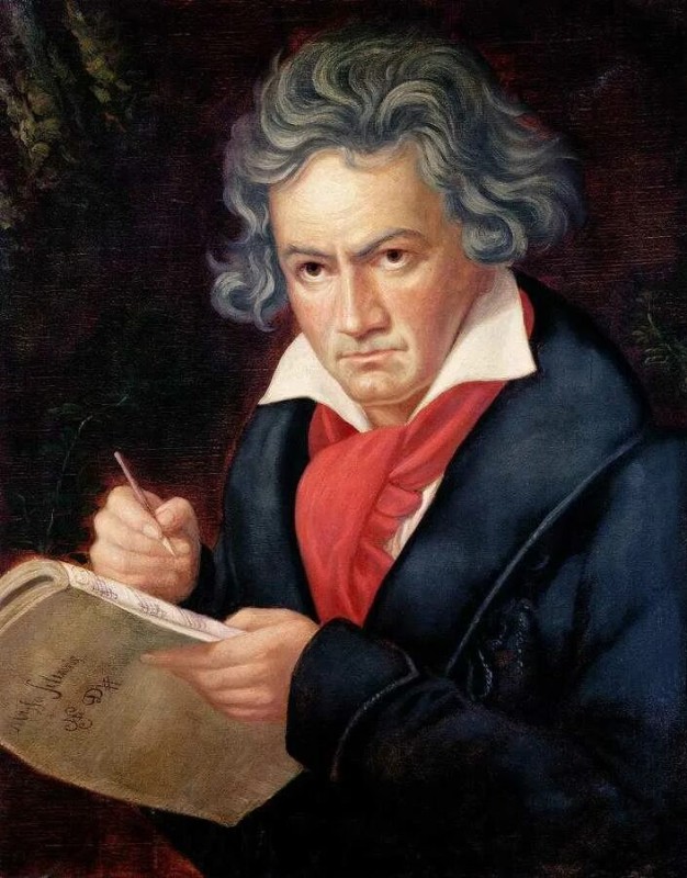 Create meme: Ludwig van Beethoven, portrait of Beethoven, Ludwig van Beethoven biography