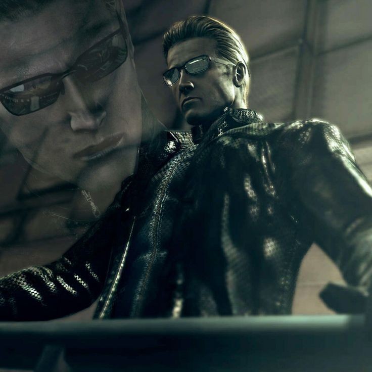 Create meme: albert wesker, albert wesker resident evil 7, resident evil 5