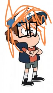 Create meme: drawings of gravity falls, the characters of gravity falls, gravity falls