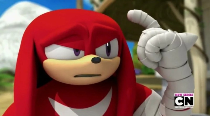 Создать мем: наклз соник бум, knuckles, sonic boom sonic