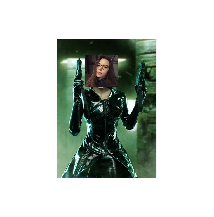 Create meme: Trinity from the matrix, Trinity the matrix, Kerry Ann Moss Trinity