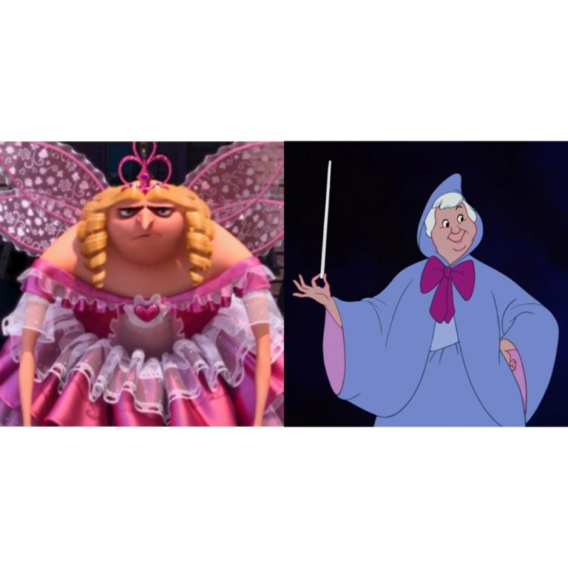 Create meme: despicable me 2 gru princess, gru fairy princess, gru fairy