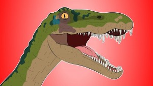 Создать мем: крокодил лакост, тираннозавр, парк юрского периода тиранозавр