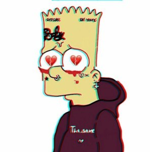 Create meme: Bart Lil peep, Bart Simpson lil, bart simpson lil peep