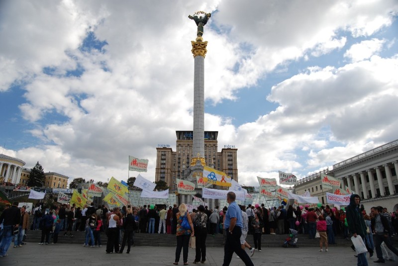 Create meme: independence square kiev, Maidan square in kiev in 2014, square in kiev