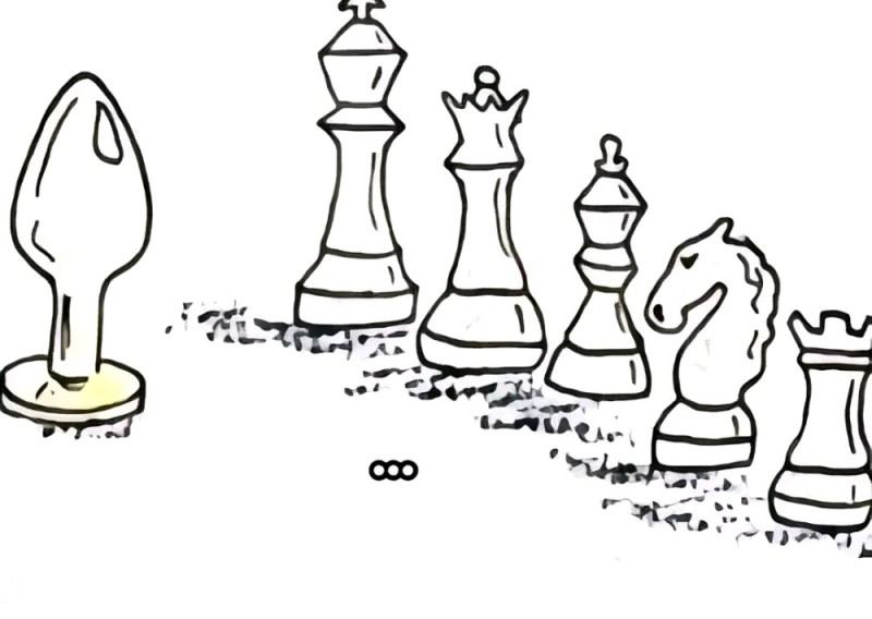 Create meme: chess pieces, coloring chess pieces, chess pieces drawings