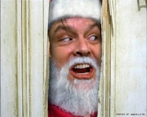 Create meme: santa, jack nicholson, santa claus