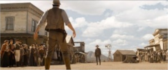 Create meme: a million ways to lose your head , wild West , cowboy Western