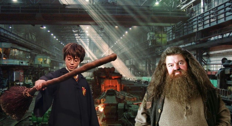 Create meme: Novokuznetsk ZSMK rolling mill, Harry Potter Rubeus Hagrid actor, hagrid from Harry Potter actor