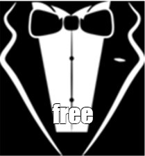 Create Meme Free Smoking T Shirts Roblox Tuxedo Bow Tie Logo Roblox T Shirt Pictures Meme Arsenal Com - white suit t shirt roblox