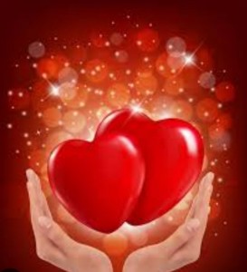 Create meme: heart to heart, heart in palms, red heart