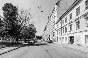 Create meme: Trubnaya street photos of old Moscow, Petrogradka street photo, old photo street of Kuibyshev