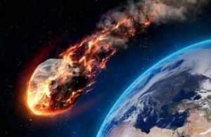 Создать мем: метеорит который предвещает конец света, гигантский астероид, астероид приближается к земле