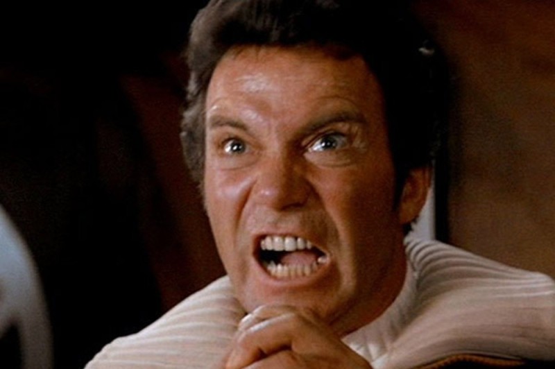 Create meme: Star Trek 2: The Wrath of Khan, william shatner, star trek