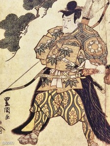 Create meme: japanese art, Japanese illustration, Japanese warrior