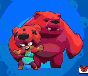 Создать мем: brawl stars nita's bear, медведь ниты бравл старс, нита из brawl stars