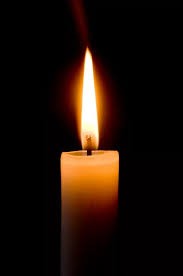 Create meme: lit candle, candles, a burning candle is a bright memory