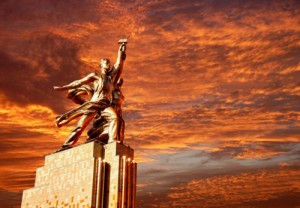 Создать мем: победа коммунизма неизбежна, monument, символы советской эпохи