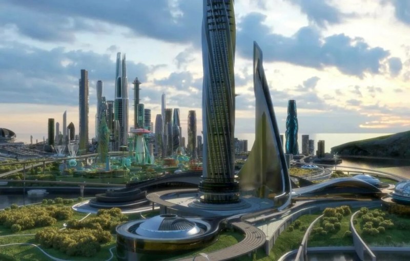 Create meme: futuristic city of the future, Astana is the city of the future, future city