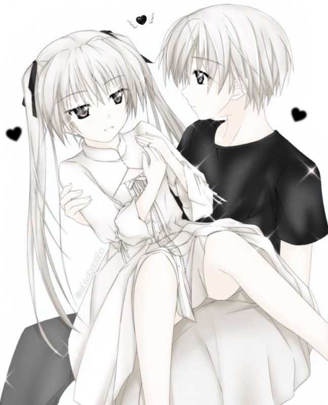 Создать мем: харука касугано аниме, yosuga no sora аниме, одиночество на двоих аниме