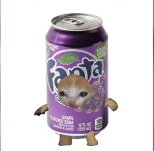 Create meme: fanta grapes, jar, fanta grape drink