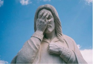 Создать мем: jesus facepalm, Ну как так можно