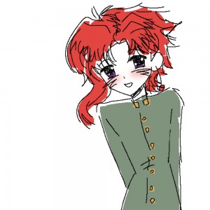 Create meme: anime characters, anime drawings, kakyoin noriaki