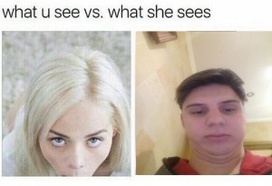 Создать мем: what you see vs what she, what u see vs what she sees оригинал, what u see what she sees