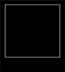 Создать мем: квадрат малевича, рамка для мема черная, черная рамка
