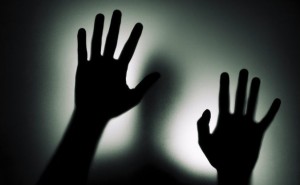 Create meme: fear, people, phobia the fear of the hand from the darkness