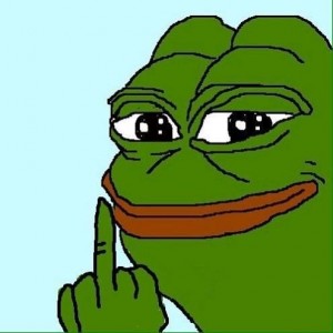 Create meme: pepe frog meme mug, toad meme smiles, pepe the frog